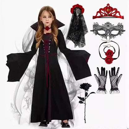 Ensemble complet reine vampire avec tous les accessoires