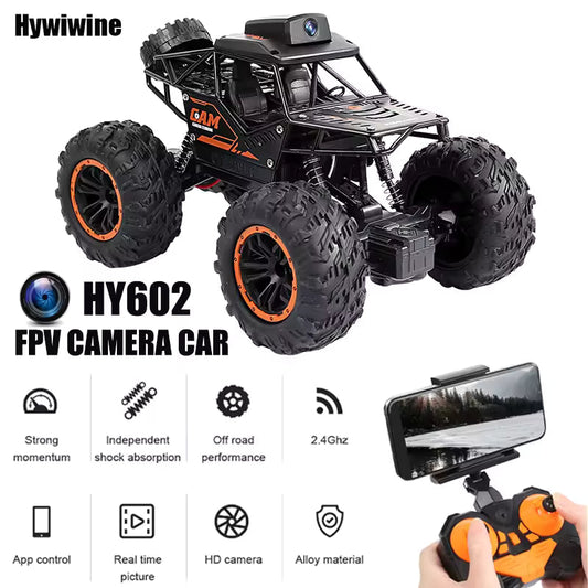 SUV RC tout-terrain avec caméra, vue principale