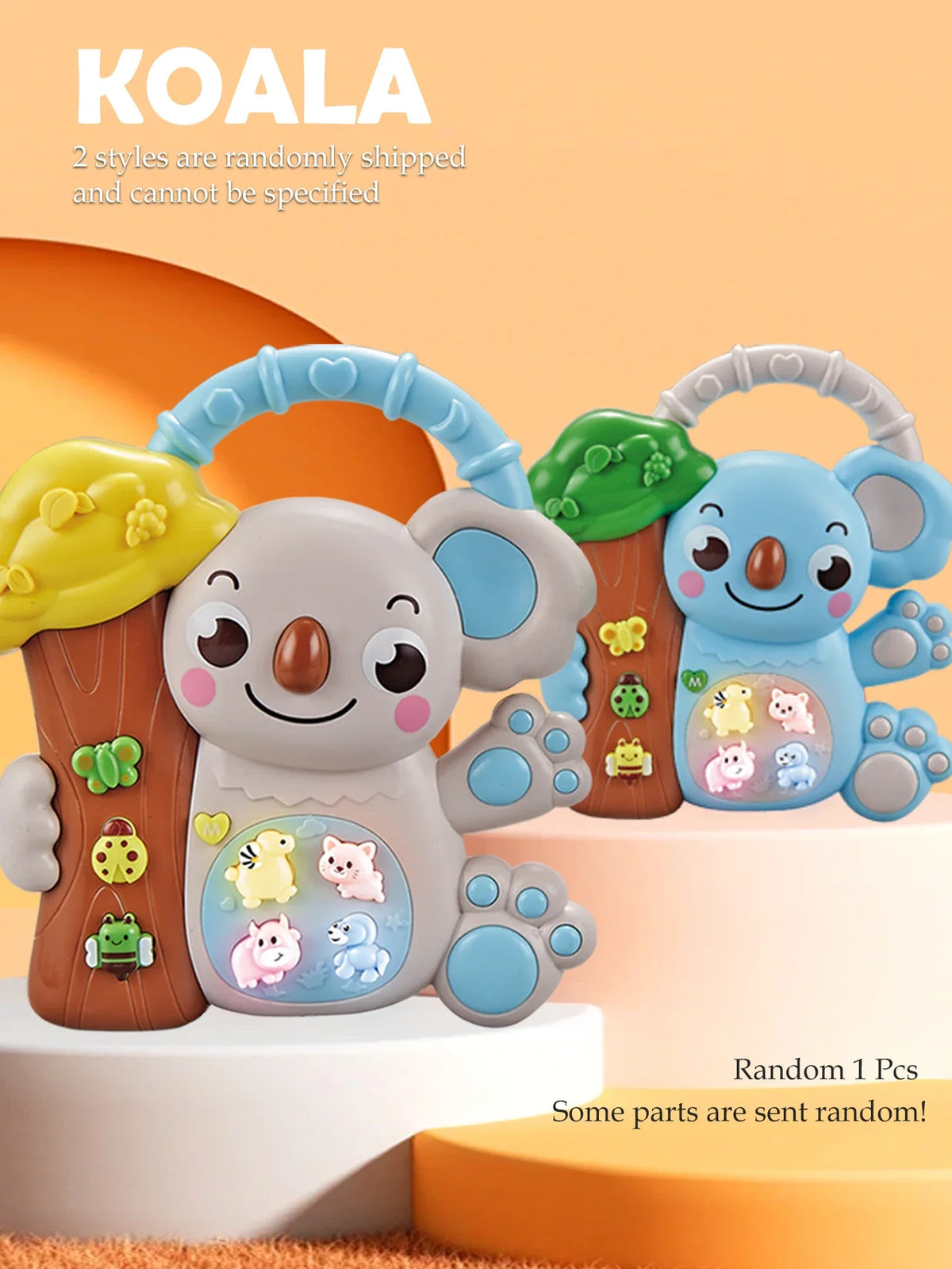 Piano musical koala lumineux pour enfants