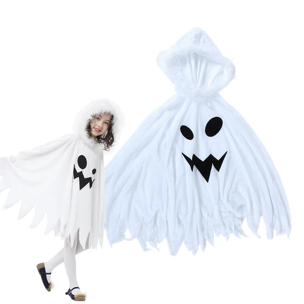 Kit Cape seule du déguisement de fantôme blanc