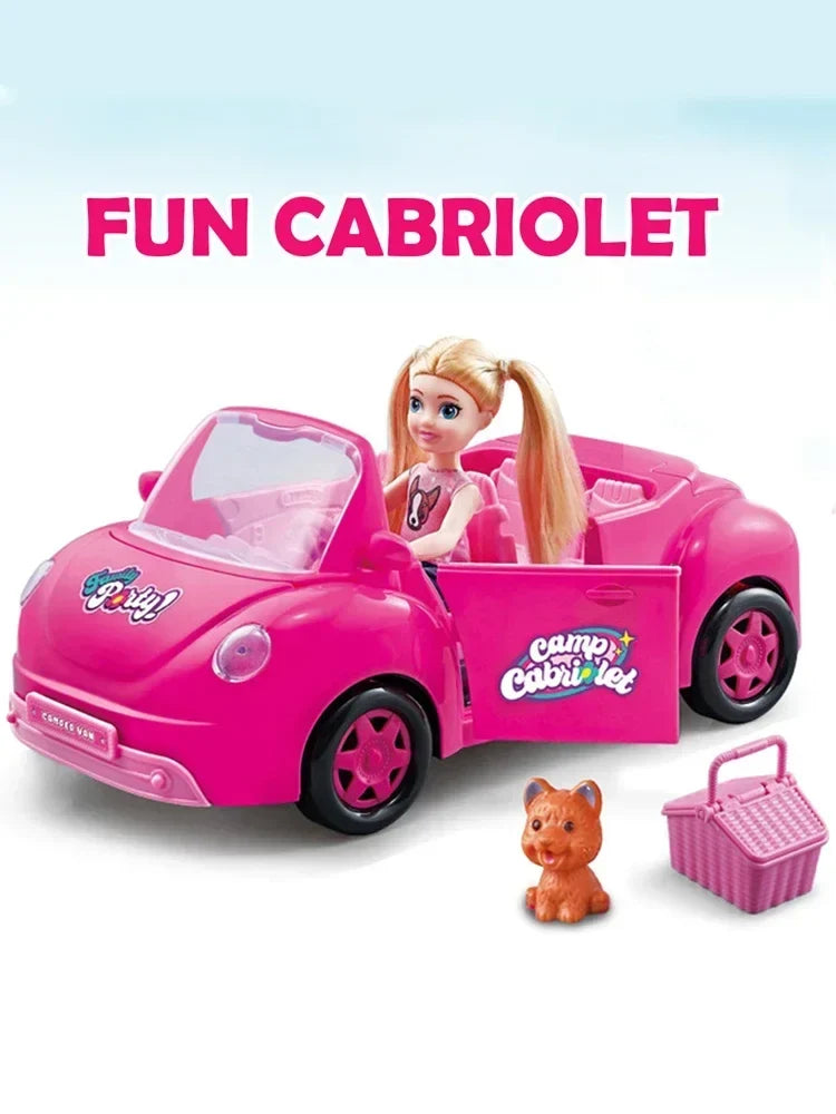 Contenu complet du coffret voiture décapotable