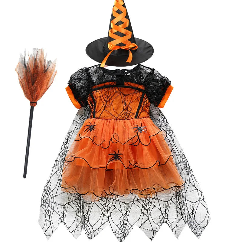 Balai de sorcière accessoire pour déguisement d'Halloween