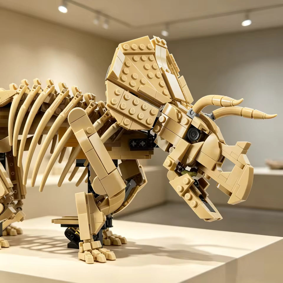 Boîte du set Tricératops en briques