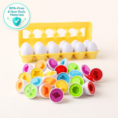 Œufs géométriques Montessori du pack Mega