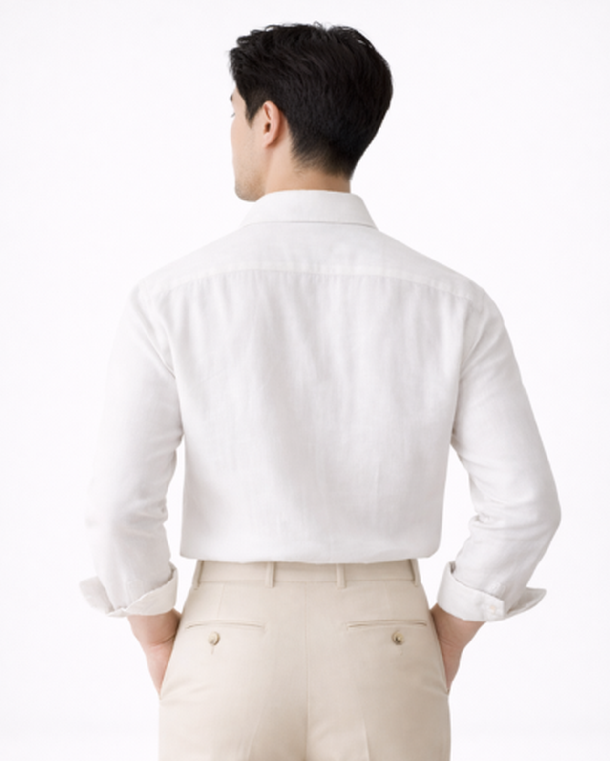 Chemise Homme Ajustée – Coupe Cintrée Col Classique, Élégance Bureau & Occasions Formelles, vue 5