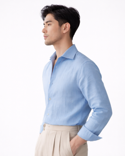 Chemise Homme Ajustée – Coupe Cintrée Col Classique, Élégance Bureau & Occasions Formelles, vue 6