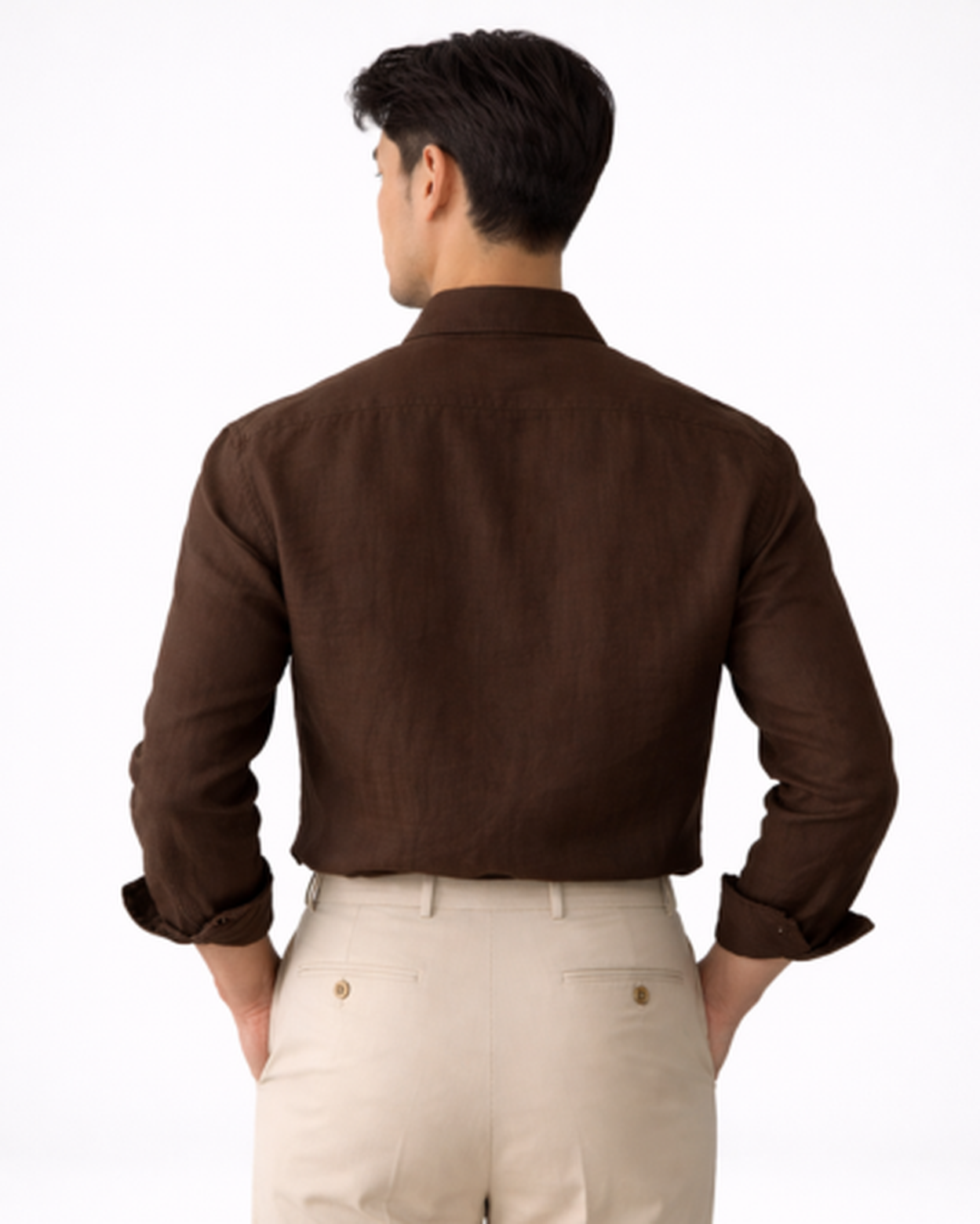 Chemise Homme Ajustée – Coupe Cintrée Col Classique, Élégance Bureau & Occasions Formelles, vue 9