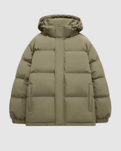 Manteau d'hiver femme rembourré porté en extérieur