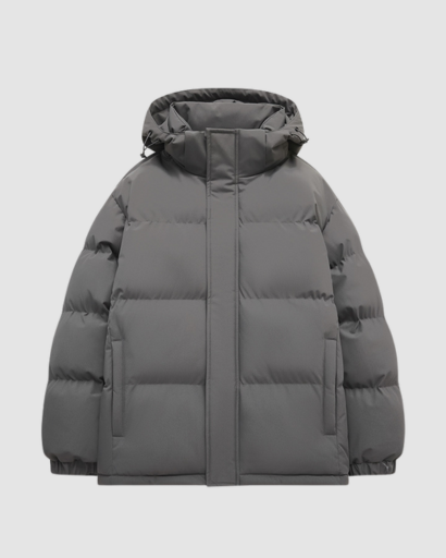Manteau d'hiver femme rembourré porté en extérieur