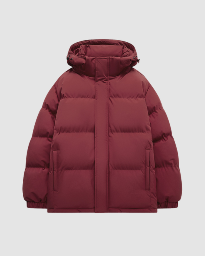 Manteau d'hiver femme rembourré porté en extérieur
