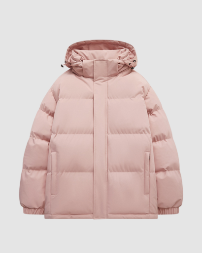 Manteau d'hiver femme rembourré porté en extérieur