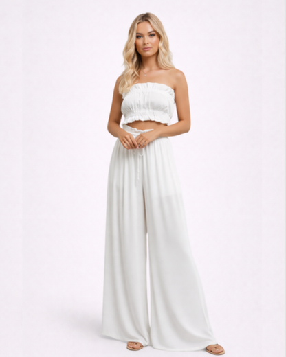 Pantalon Large Femme – Fluide & Taille Haute pour une Allure Élancée | Pantalon Jambe Large