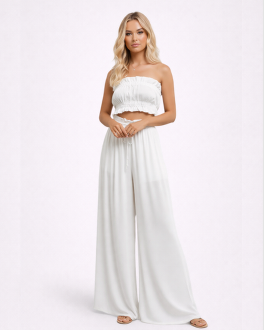 Pantalon Large Femme – Fluide & Taille Haute pour une Allure Élancée | Pantalon Jambe Large