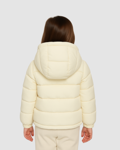 Veste doudoune enfant légère, vue portée