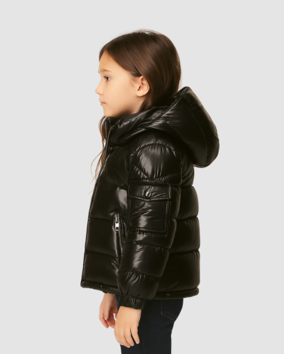 Veste doudoune enfant légère, vue de dos