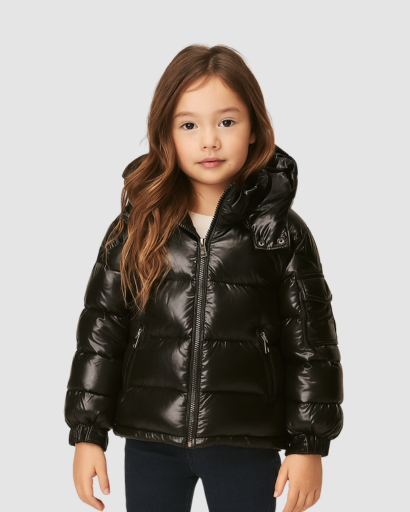 Veste doudoune enfant légère, vue de face