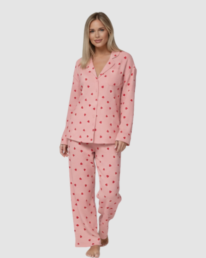 Pyjama Rose Coeurs