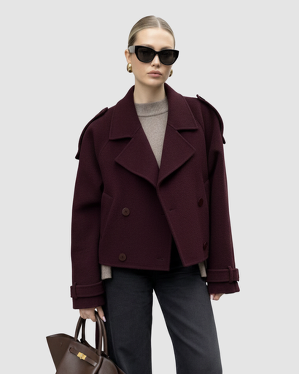 Veste Courte Femme Double Boutonnage – Élégance Tendance & Coupe Ajustée | Look Chic
