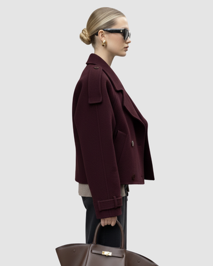 Veste Courte Femme Double Boutonnage – Élégance Tendance & Coupe Ajustée | Look Chic