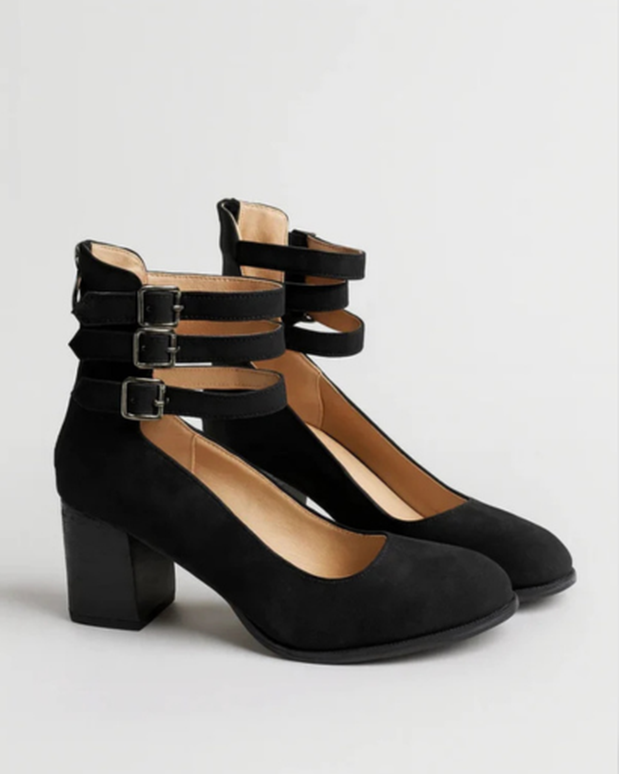 Escarpins Femme Talon Carré Brides – Style Élégant & Maintien Confort | Soirée & Bureau