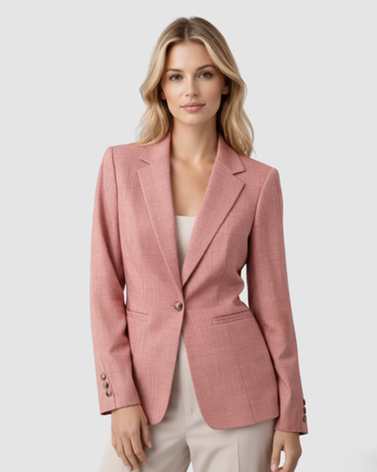 Blazer Femme Cintré Carreaux – Coupe Ajustée & Style Tendance | Bureau & Casual Chic