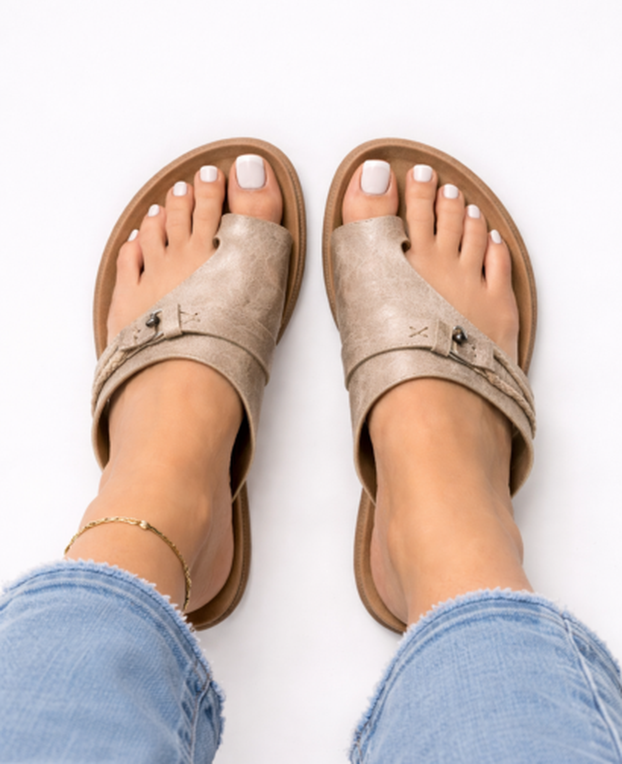 Sandales plates confort bride large ajustable | sandales femme été