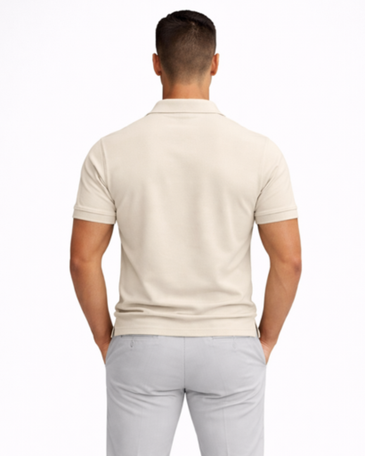 Polo Zip Homme – vue 10