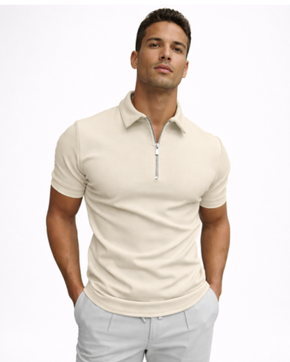 Polo Zip Homme – vue 2