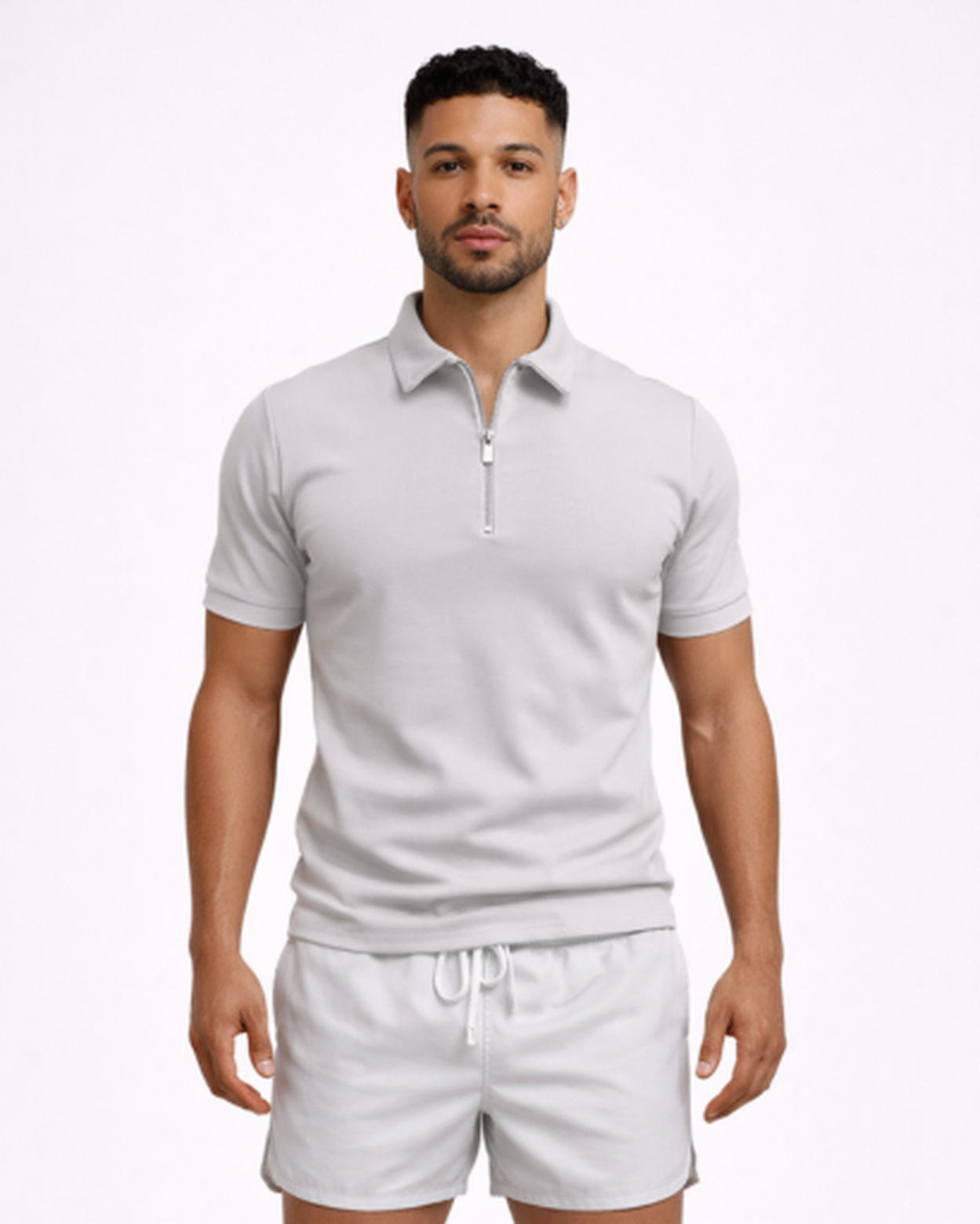 Polo Zip Homme – vue 3