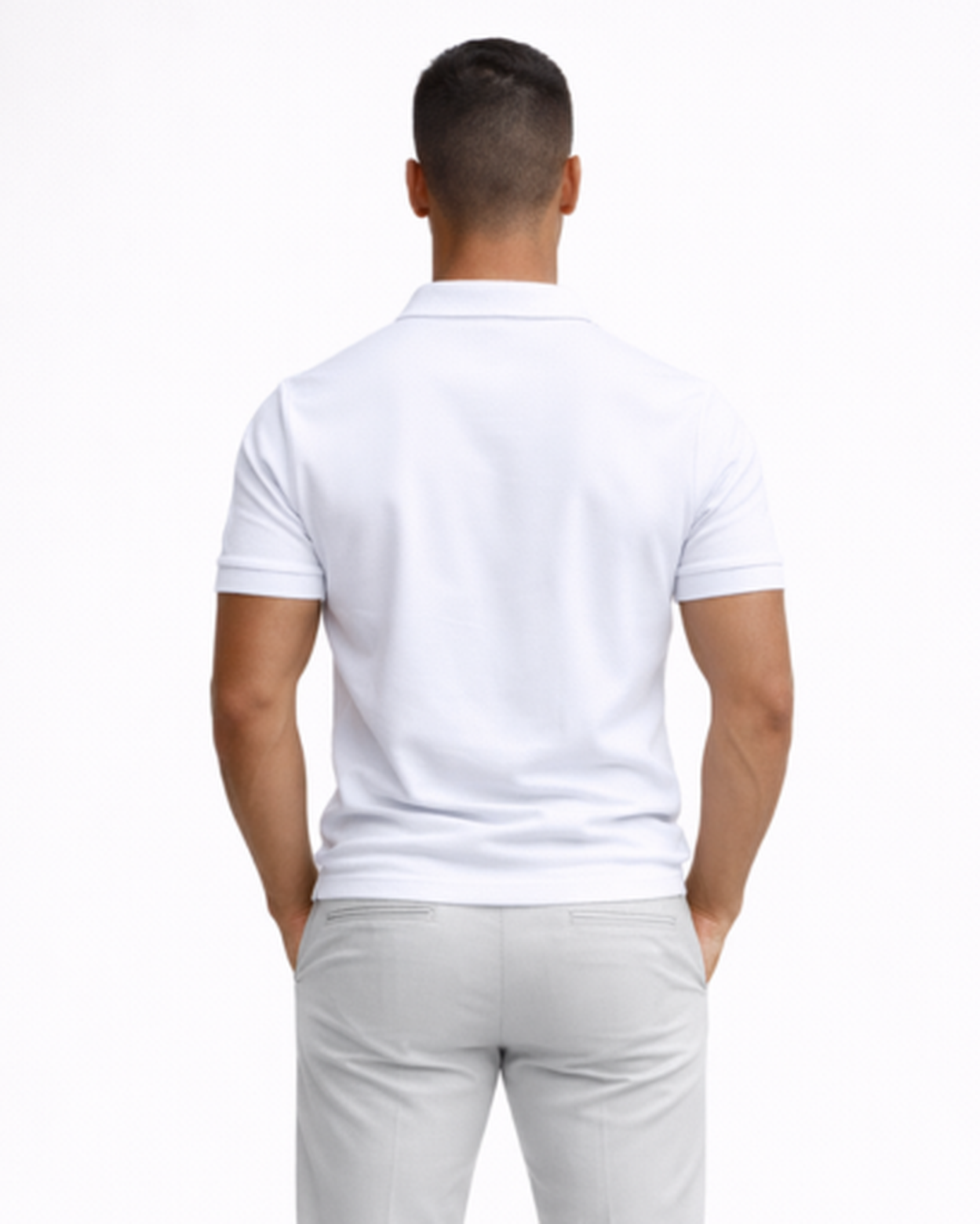 Polo Zip Homme – vue 8