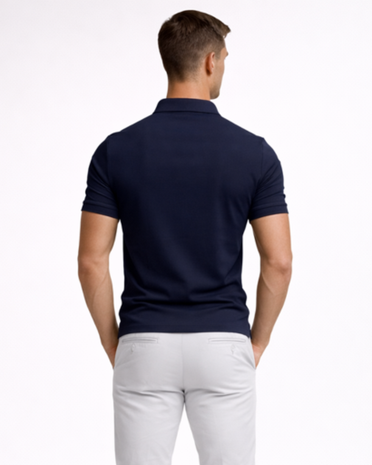 Polo Zip Homme – vue 16