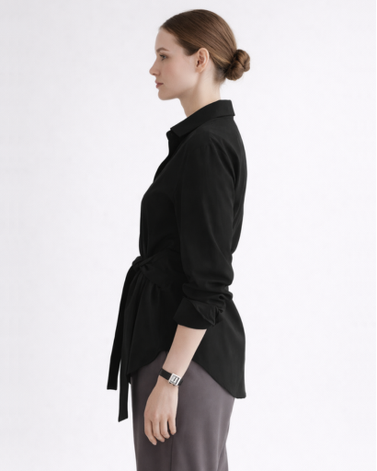 Chemise Femme Cintrée à Nouer – Style Chic & Coupe Valorisante | Bureau & Casual Élégant