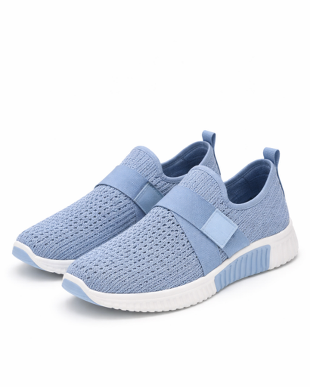 Baskets slip-on femme – confort léger en maille perforée | semelle amortissante