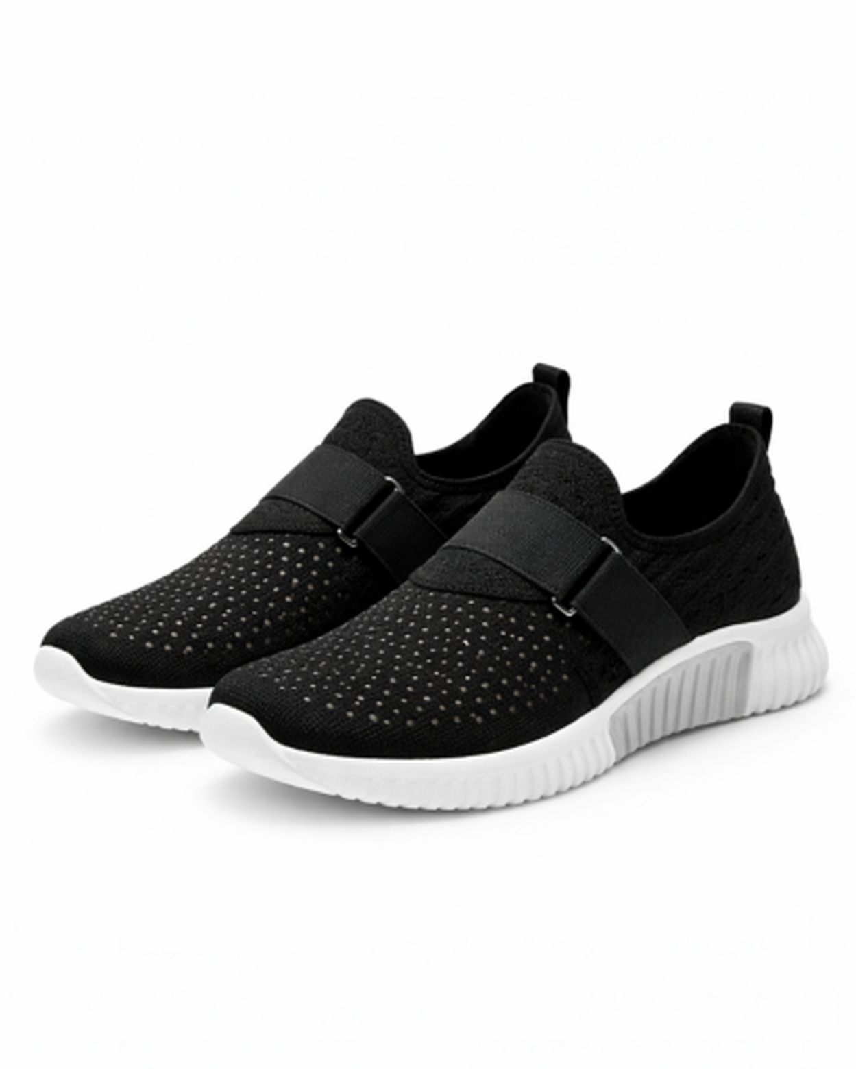 Baskets slip-on femme – confort léger en maille perforée | semelle amortissante