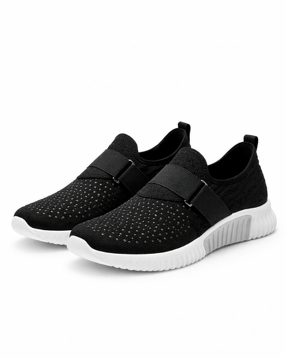 Baskets slip-on femme – confort léger en maille perforée | semelle amortissante