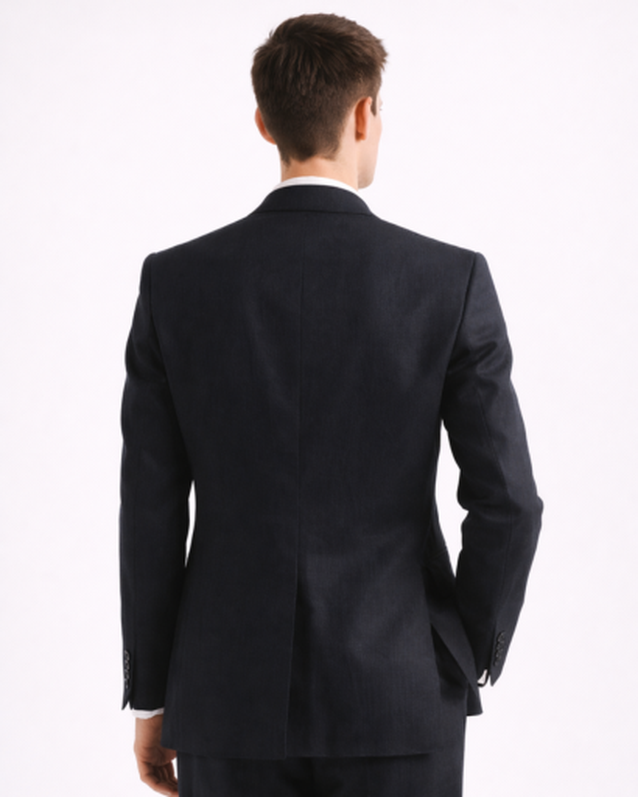 Blazer Croisé Homme Coupe Ajustée – Élégance Structurée & Style Tailleur | Bureau & Soirée