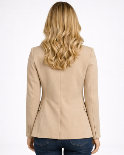 Blazer Femme Coupe Ajustée – Style Tailleur Chic & Silhouette Structurée | Bureau & Soirée