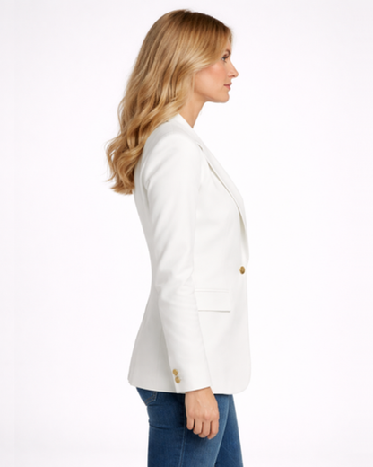 Blazer Femme Coupe Ajustée – Style Tailleur Chic & Silhouette Structurée | Bureau & Soirée