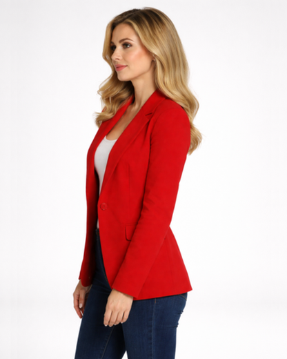 Blazer Femme Coupe Ajustée – Style Tailleur Chic & Silhouette Structurée | Bureau & Soirée