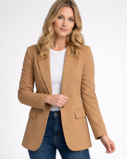 Blazer Femme Coupe Ajustée – Style Tailleur Chic & Silhouette Structurée | Bureau & Soirée