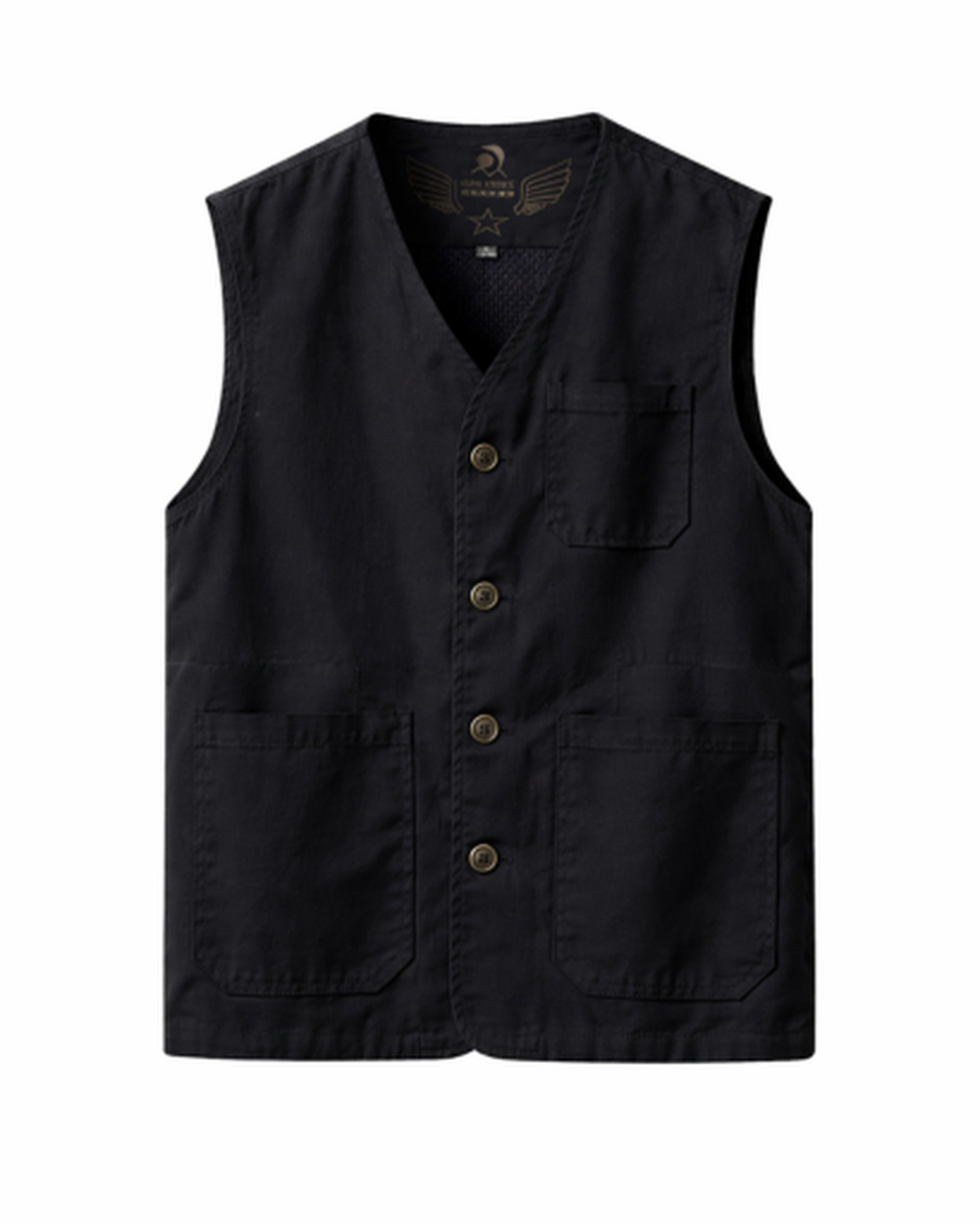 Gilet Sans Manches Homme Boutonné – Style Casual Élégant & Coupe Droite, vue 4