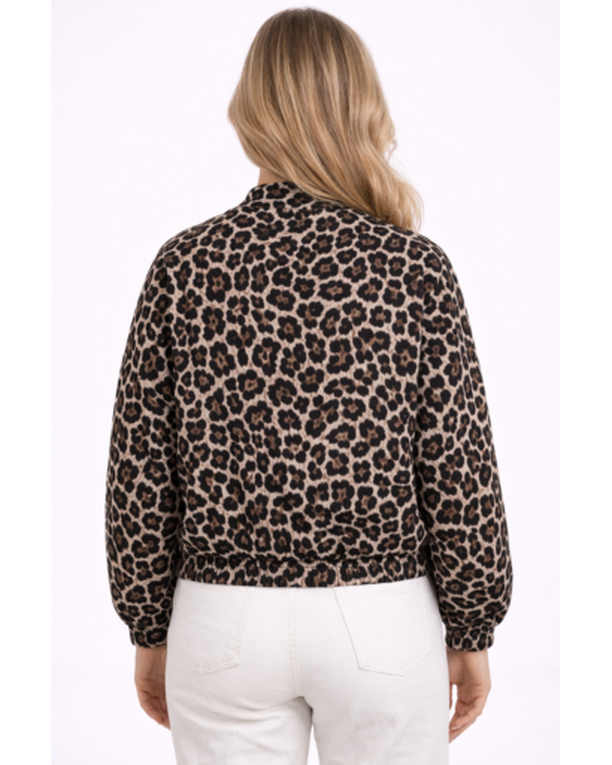 Veste Femme Imprimé Léopard – Style Audacieux & Coupe Droite | Look Casual Chic