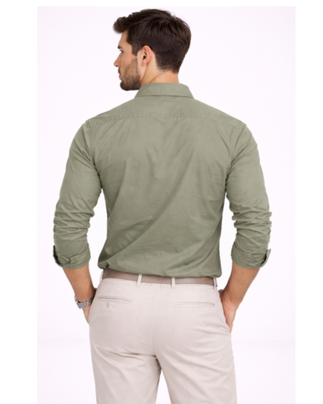 Chemise Homme Manches Longues Coupe Ajustée – Style Raffiné & Matière Respirante | Bureau Chic