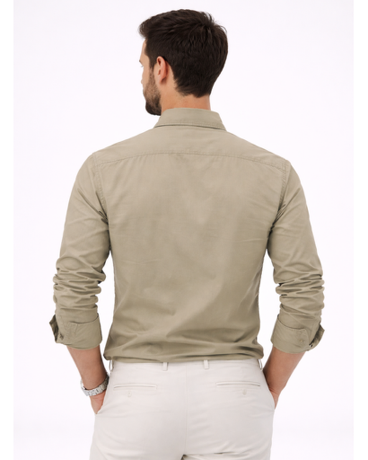 Chemise Homme Manches Longues Coupe Ajustée – Style Raffiné & Matière Respirante | Bureau Chic