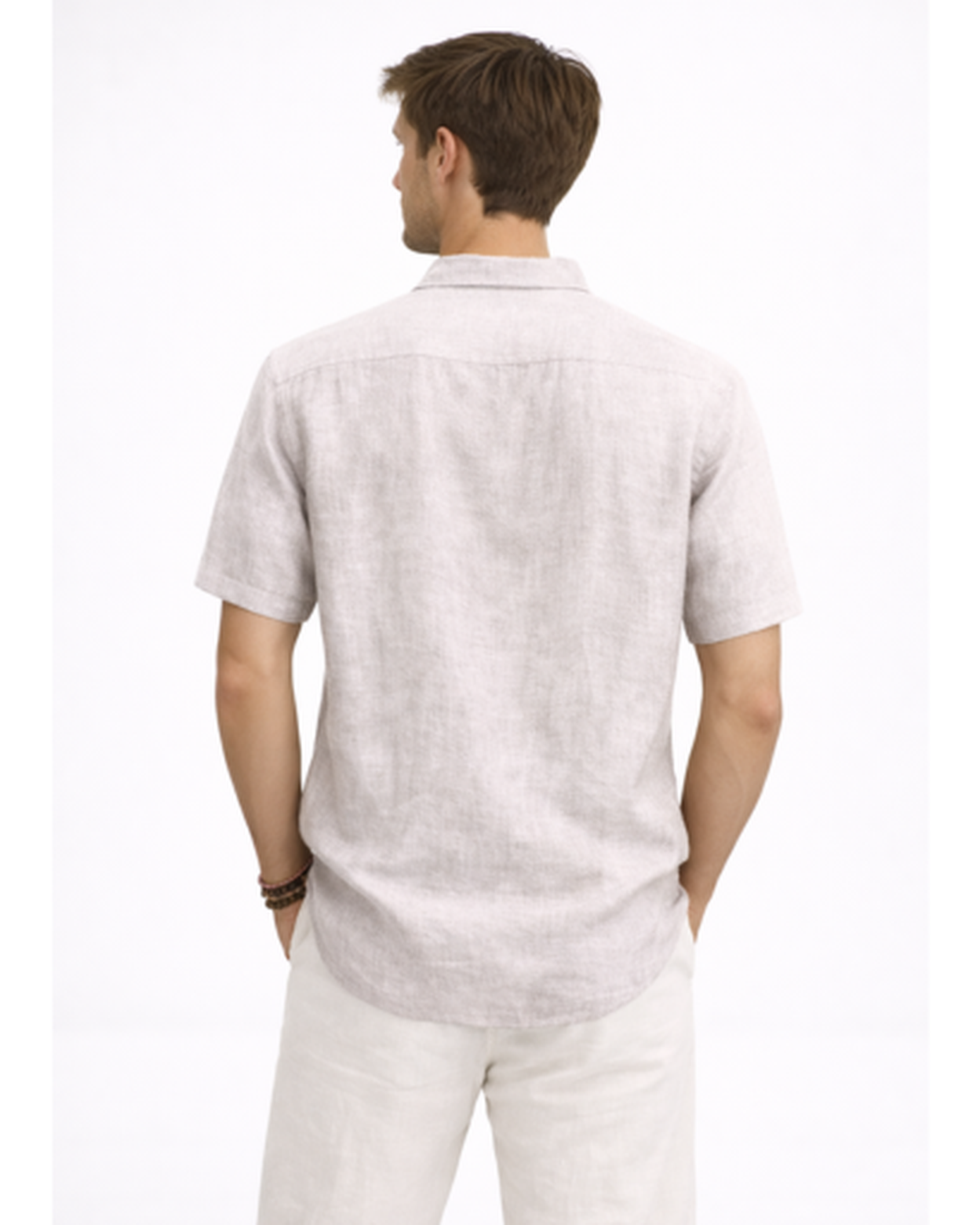 Chemise Homme Manches Courtes Col Classique – Style Intemporel & Coupe Soignée | Bureau & Été