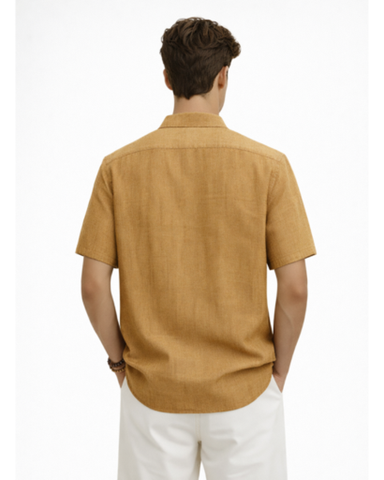 Chemise Homme Manches Courtes Col Classique – Style Intemporel & Coupe Soignée | Bureau & Été