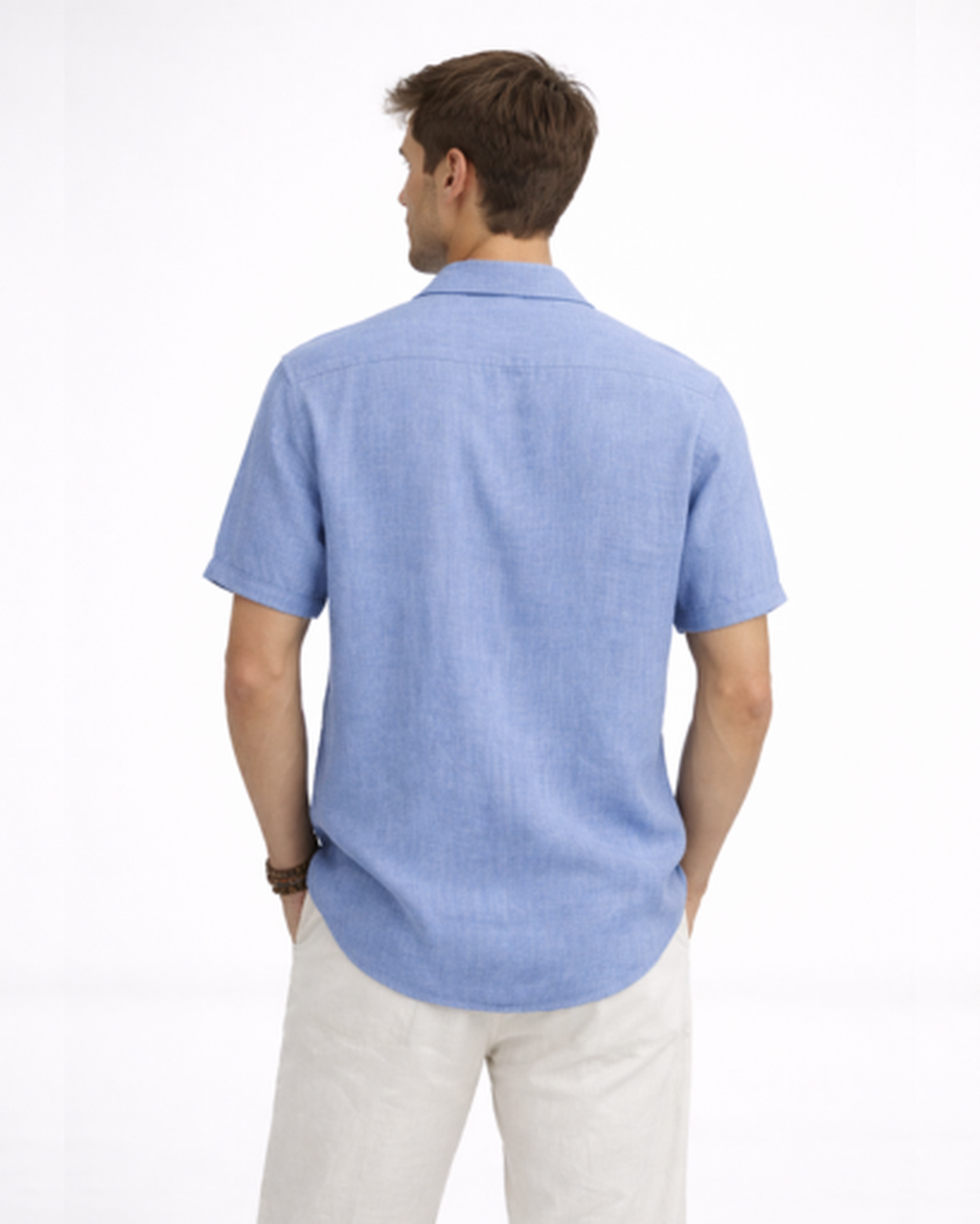 Chemise Homme Manches Courtes Col Classique – Style Intemporel & Coupe Soignée | Bureau & Été