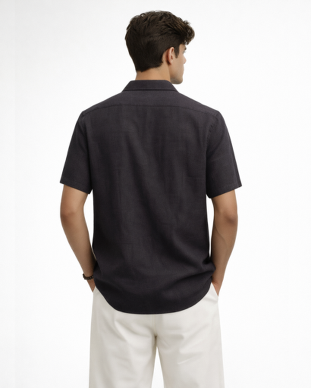 Chemise Homme Manches Courtes Col Classique – Style Intemporel & Coupe Soignée | Bureau & Été