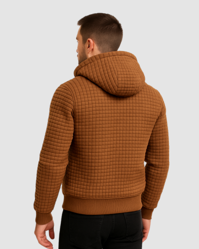 Veste Matelassée Homme Capuche Doublée Sherpa – Confort & Chaleur | Style Automne Hiver