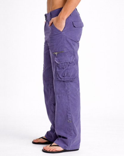 Pantalon Cargo Femme Coupe Large – Style Casual Urbain & Poches Pratiques | Quotidien & Voyage